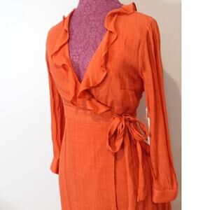 episode silk dress EPISODE Satiny Rose Pink Dress with a cut out Waist and Bow Detail